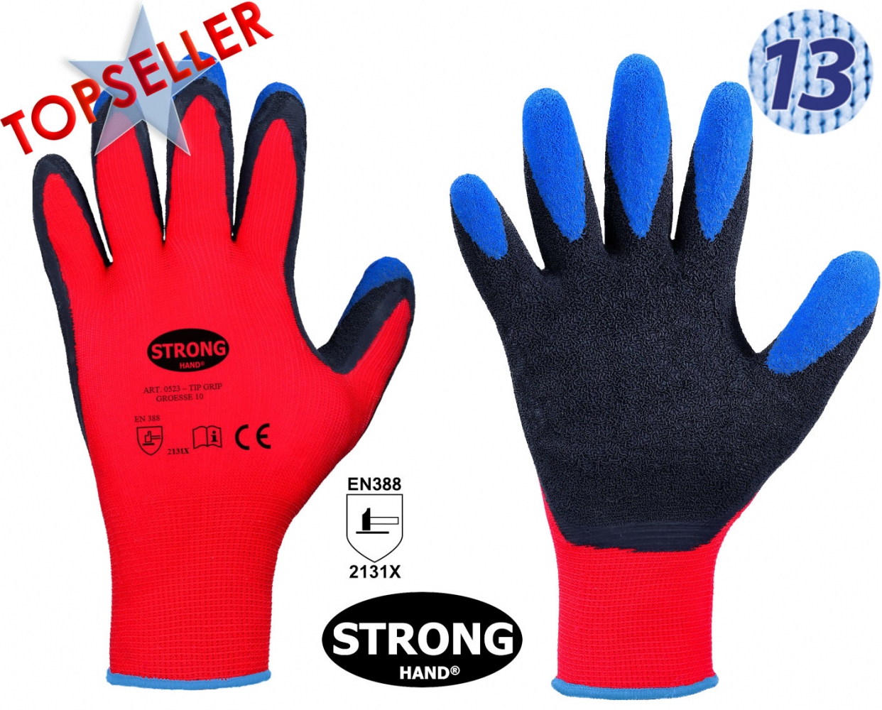 pics/Feldtmann 2016/Handschutz/google/optimiert/stronghand-0523-tip-grip-arbeitshandschuhe-schrumpflatex-beschichtet-schwarz-blau-polyester-rot-en388-topseller.jpg